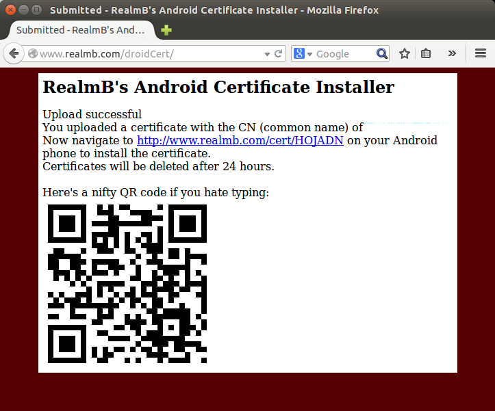 realmb cert converter